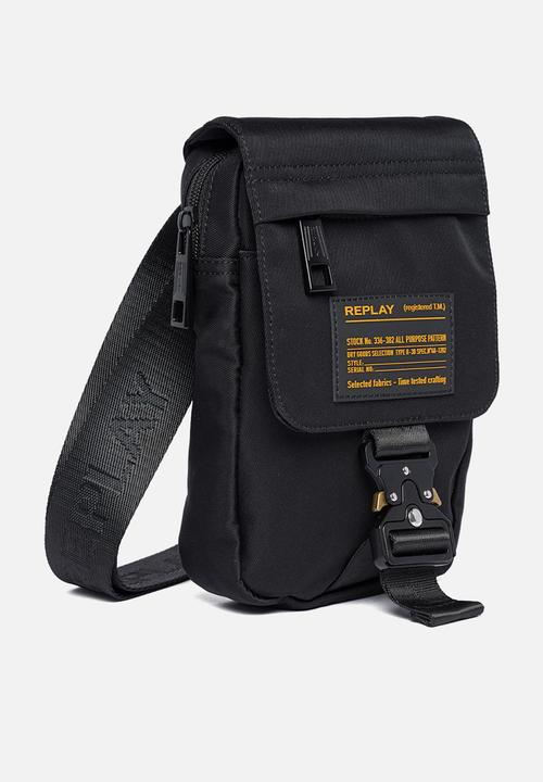 Replay - Twill crossbody bag - black