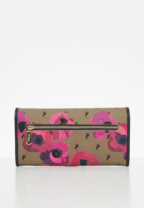 POLO - Saratoga clutch purse - berry