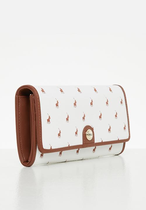 POLO - Monticello clutch purse - white