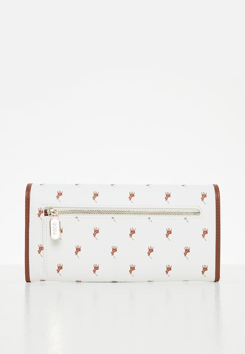 POLO - Monticello clutch purse - white