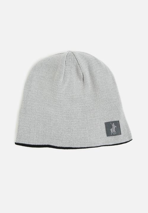 POLO - Basic reversible beanie - black/grey