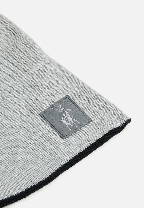 POLO - Basic reversible beanie - black/grey