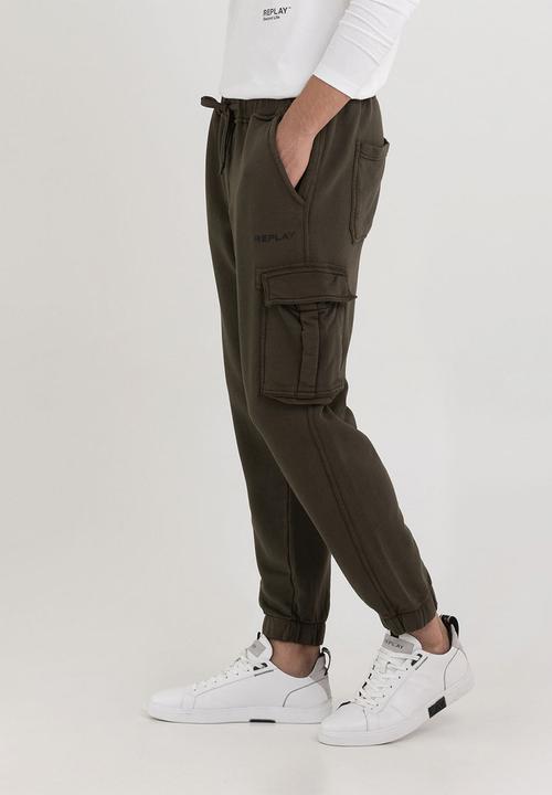 Replay - Bio Pack cargo jogger pants - military