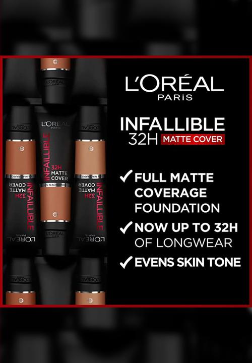 L'Oreal Paris - Infallible Matte Foundation - Golden Amber