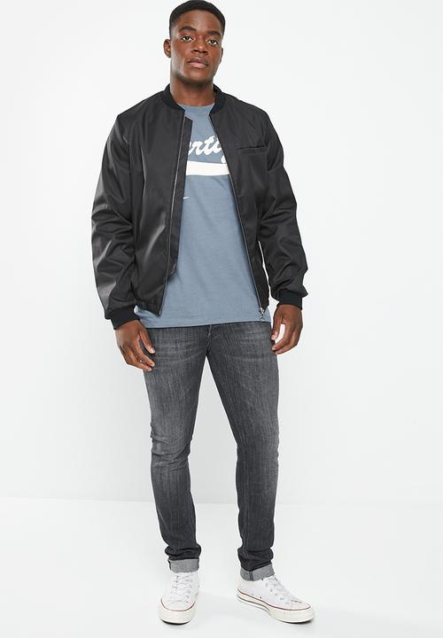 Vertigo - Mens vertigo core script  tee short sleeve - stormy weather