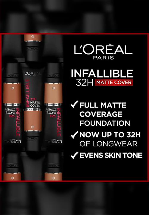 L'Oreal Paris - Infallible Matte Foundation - Amber