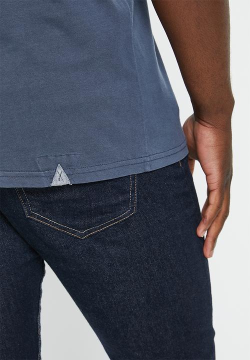 Vertigo - Mens vertigo core pocket tee short sleeve - mood indigo