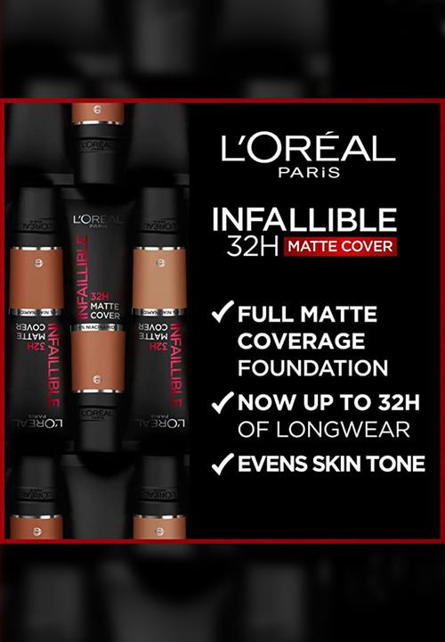 L'Oreal Paris - Infaillible Matte Foundation - 330 Hazelnut