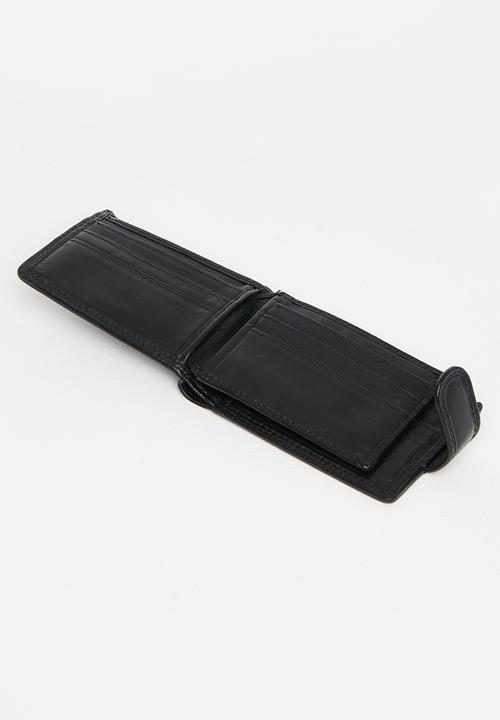 POLO - Sml multi card and coin wallet - black