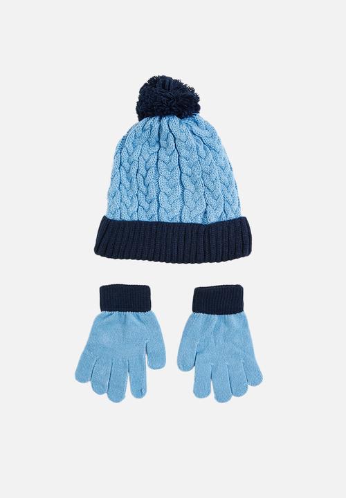 Character Group - 2 piece turn up beanie & glove set - dino-mite