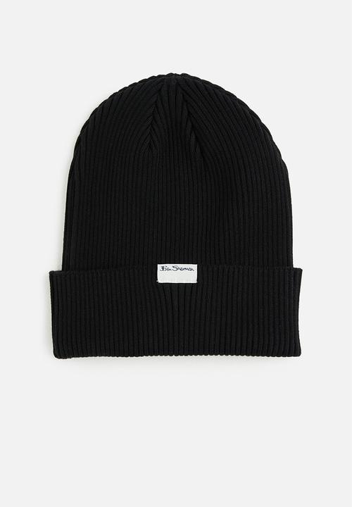 Ben Sherman - Targy rib beanie - black