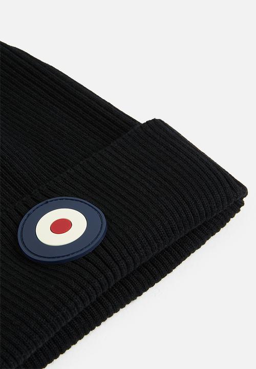 Ben Sherman - Targy rib beanie - black