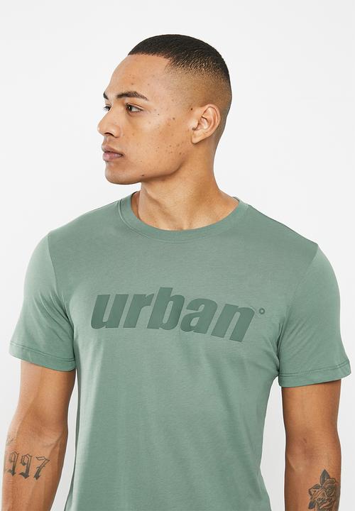 urban° - Mens urban core logo tee short sleeve - dark forest