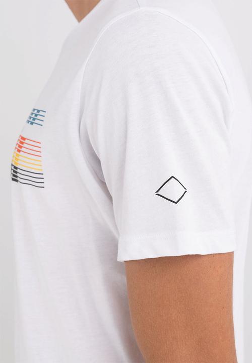 Replay - Jersey t-shirt with optical print - White