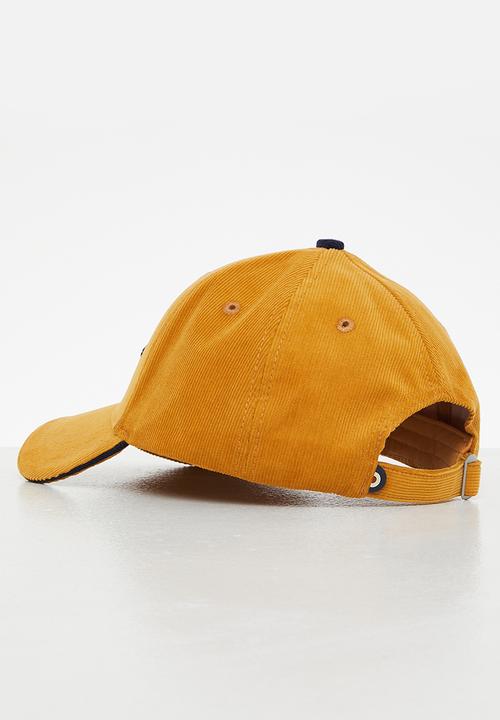 Ben Sherman - Corduroy peak cap - yellow