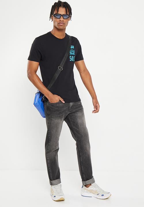 Levi’s® - 501 monogram logo tee - black beauty 