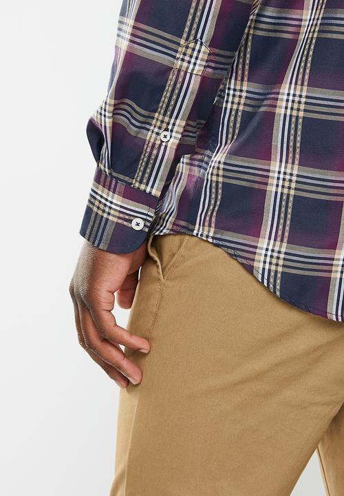 Pierre Cardin - Pc53c checked shirt formal