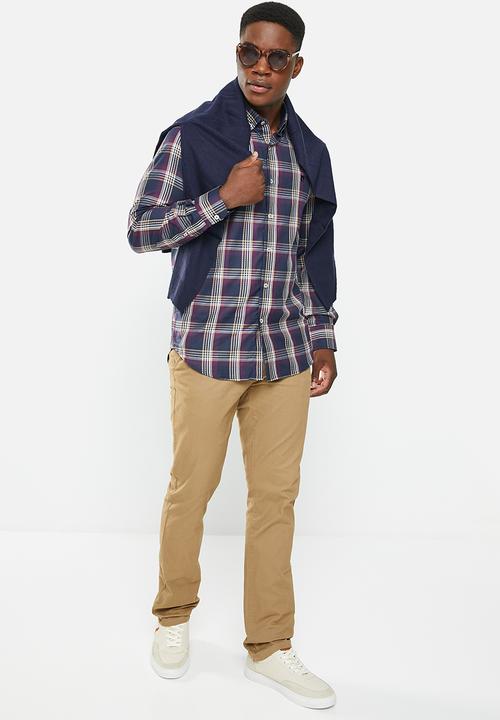 Pierre Cardin - Pc53c checked shirt formal