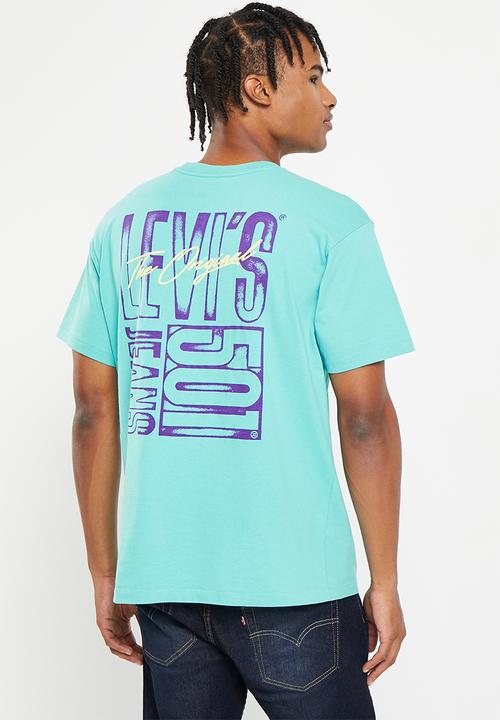 Levi’s® - Vintage fit graphic tee 501 - gen z aquare
