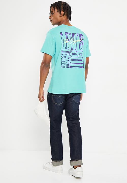 Levi’s® - Vintage fit graphic tee 501 - gen z aquare