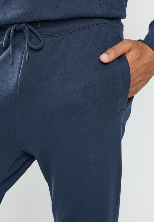 urban° - Mens urban core fleece jogger - navy