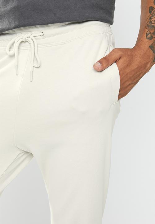 urban° - Mens urban core fleece jogger - oyster mushroom