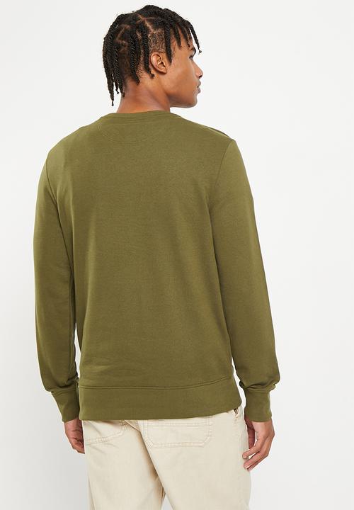 Levi’s® - circle text grp sweat - dark olive 
