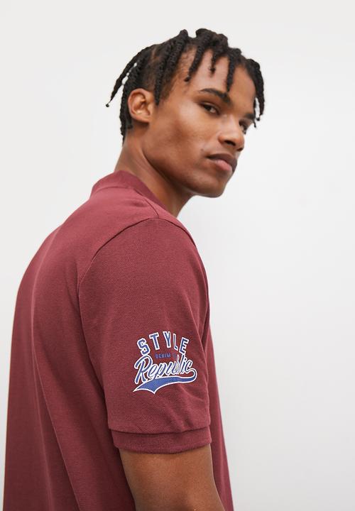 STYLE REPUBLIC - Sbu print golfer - plum
