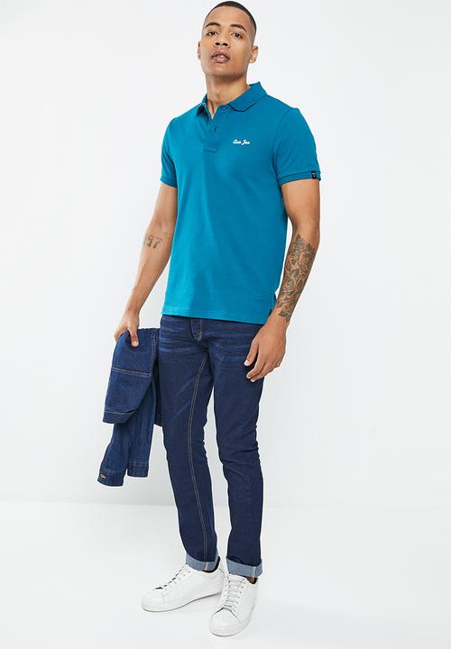Aca Joe - Mens aca joe skinny denim jeans - dark wash