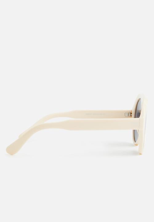 Superbalist - Rosie aviator sunglasses - cream
