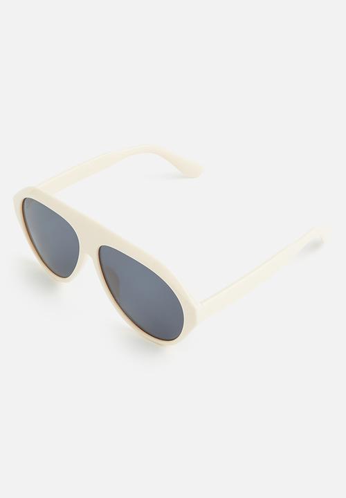Superbalist - Rosie aviator sunglasses - cream
