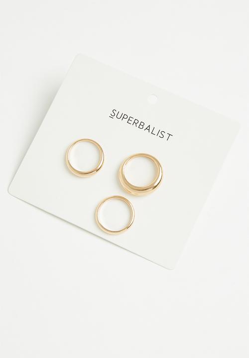 Superbalist - Alice ring set - gold