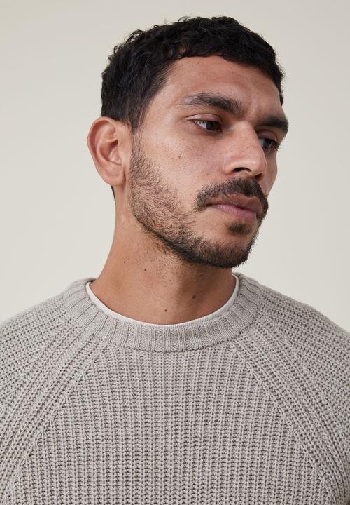 Cotton On - Wharfie knit - grey 