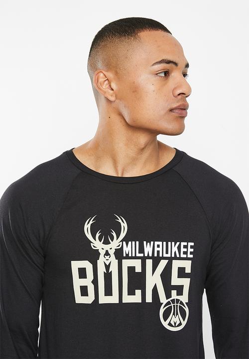 NBA - Milwaukee bucks key long sleeve tee - black