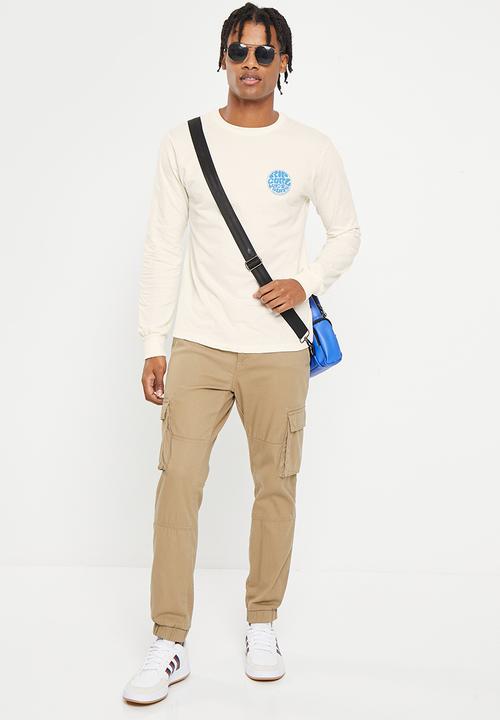 Rip Curl - Wetsuit icon long sleeve tee - bone 