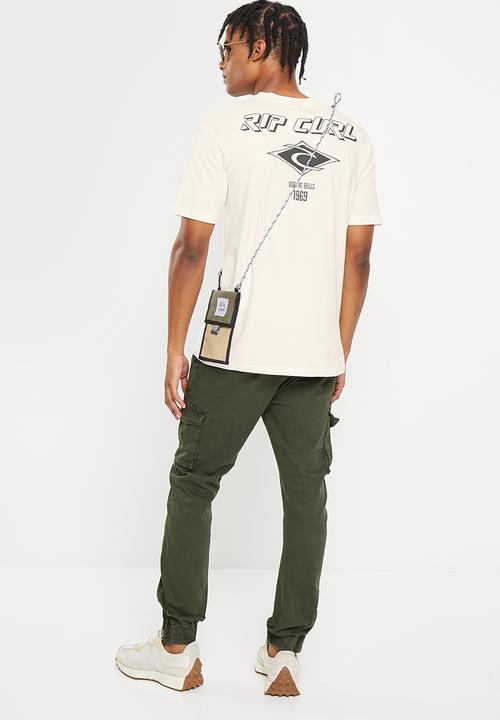 Rip Curl - Fade out icon tee - bone 