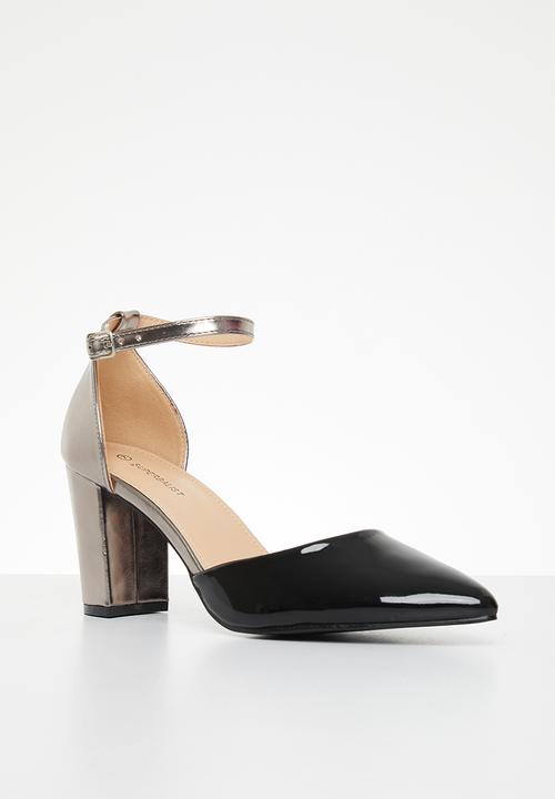 Superbalist - Zoe anklestrap block heel - black
