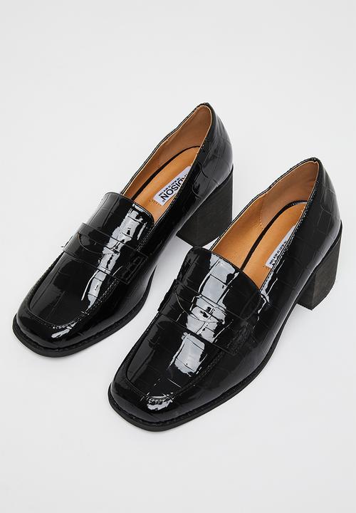 Madison® - Cindy heeled loafer - black