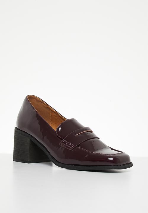 Madison® - Cindy heeled loafer - wine