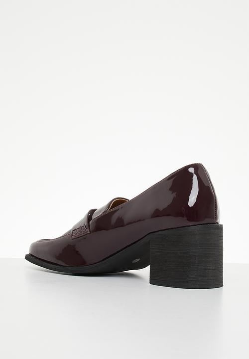 Madison® - Cindy heeled loafer - wine
