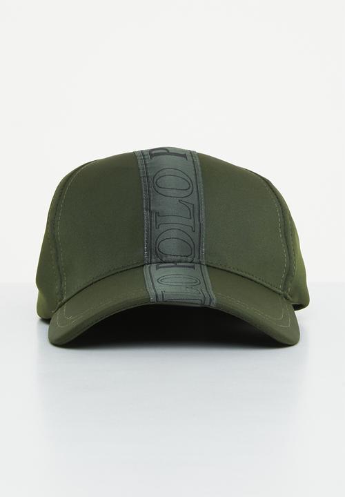 POLO - 6 Panel tape peak - olive 