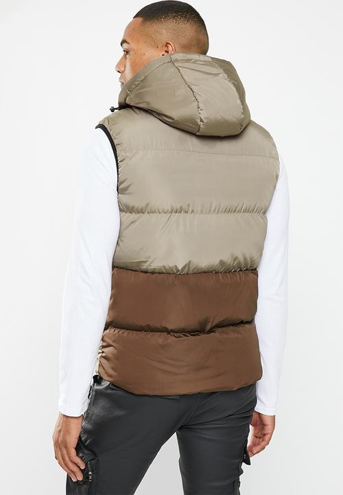 Cutty - Rodman padded gilet - mud