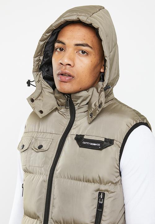 Cutty - Rodman padded gilet - mud