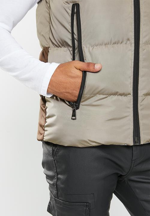 Cutty - Rodman padded gilet - mud