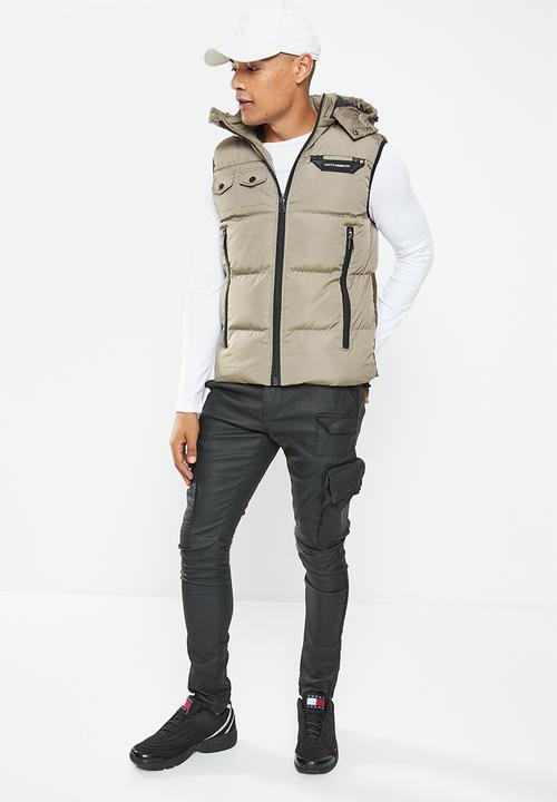 Cutty - Rodman padded gilet - mud