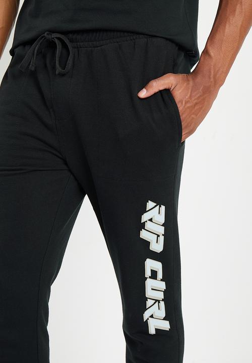 Rip Curl - Fade out icon trackpant - black & blue 