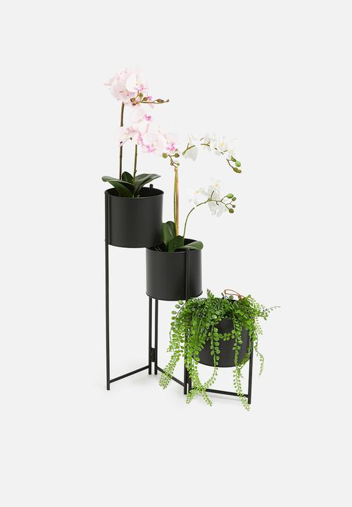H&S - Ola planter set - black