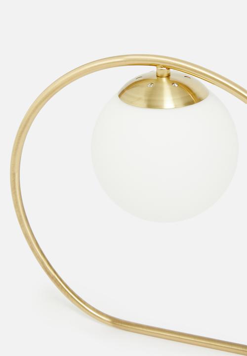 Sixth Floor - Olive table lamp - gold