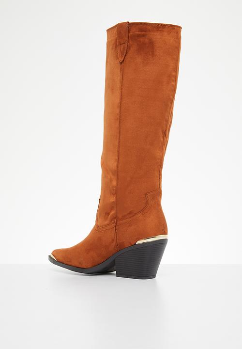 Madison® - Western knee length boot - tan
