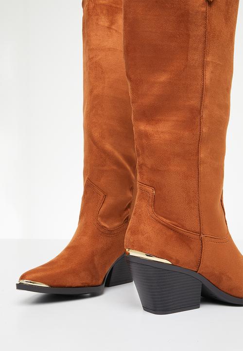 Madison® - Western knee length boot - tan